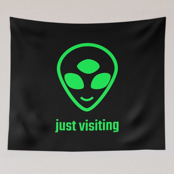 Item preview, Alien Just Visiting designed and sold by Ouijee.