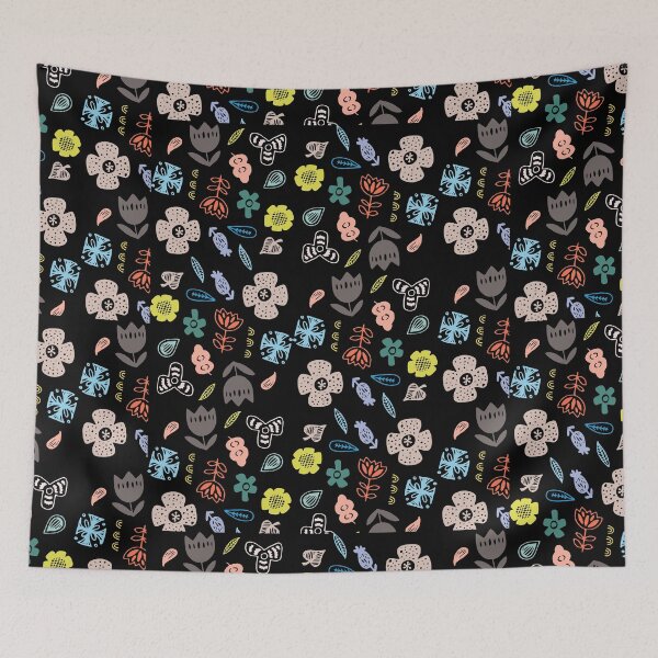 Item preview, Flower and Leaves - Floral Pattern designed and sold by Pea Fitness.