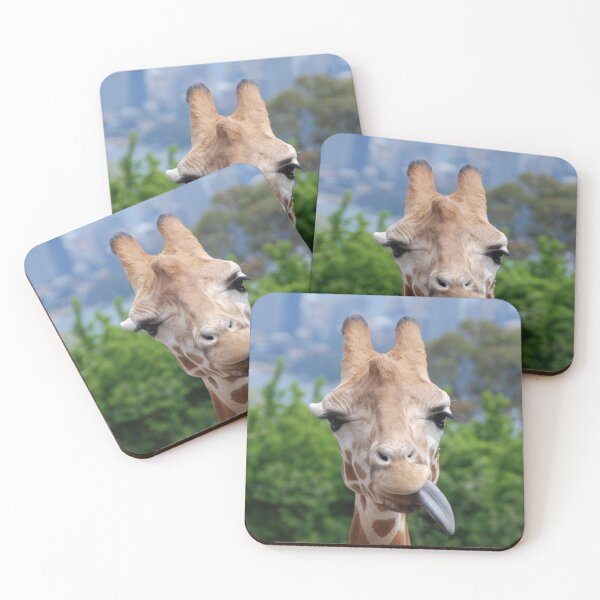 Item preview, FUNNY HUNGRY GIRAFFE | Animal Photo designed and sold by PhotoStory.
