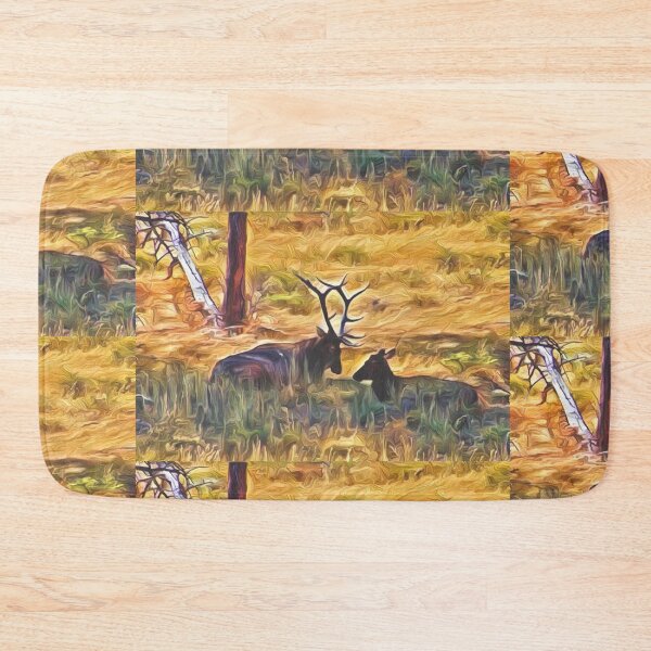 Item preview, Resting Elk Male & Female  designed and sold by LisaMPierce1990.