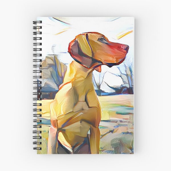 Item preview, Vizsla in the style of Wayne Thiebaud designed and sold by Designwebjae.