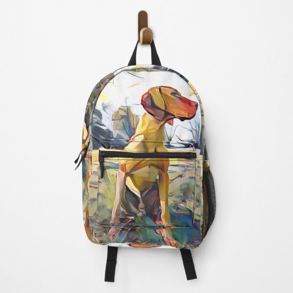 Artikelvorschau, Vizsla in the style of Wayne Thiebaud entworfen und verkauft von Designwebjae.