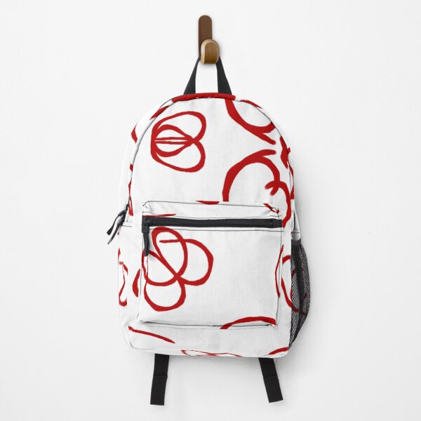 Item preview, Cute Red and White Ink Pattern designed and sold by Poetic Patterns Studio.