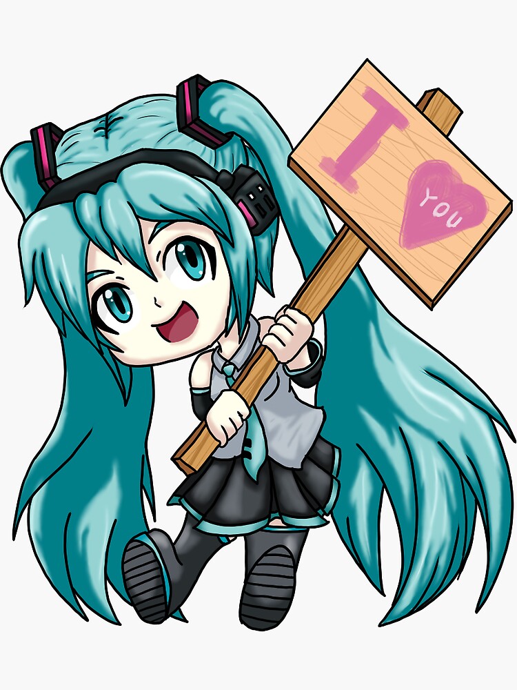 miku figure Magnet for Sale by dontkillspiders