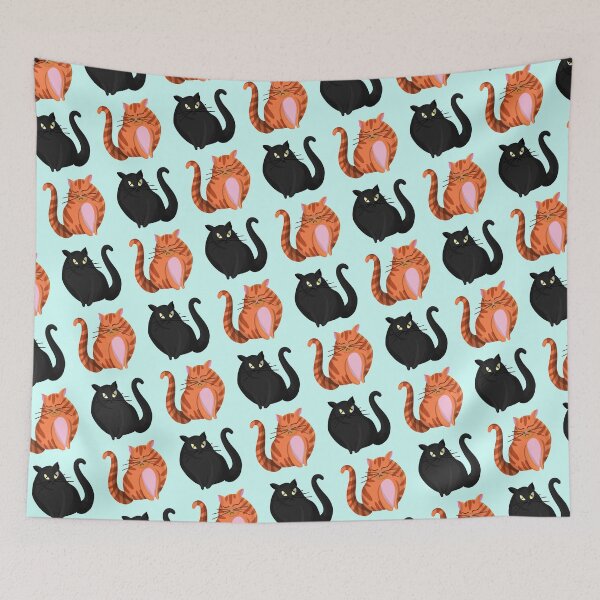 Item preview, Cat Pattern Gift Feline Pets Animals designed and sold by Patterntastic.