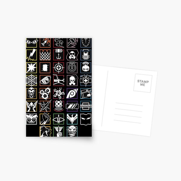 Rainbow six siege, compilation Postcard