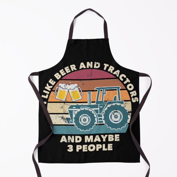 Artikelvorschau, Ich mag Bier und Traktoren Funny Distressed Vintage Farmer entworfen und verkauft von Zeelicious Designs.