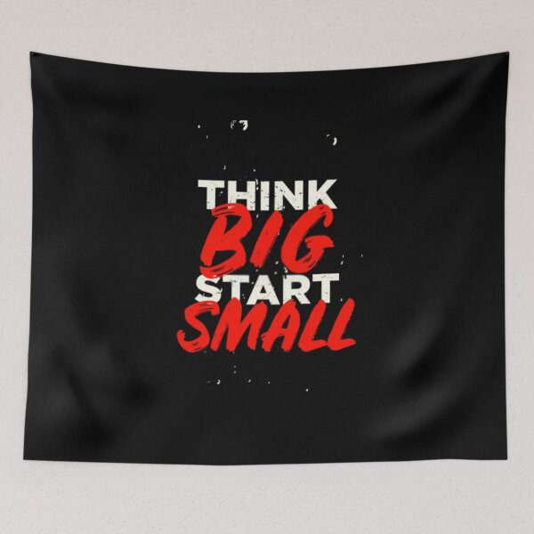 Item preview, Think big Start small designed and sold by Hasan-01.