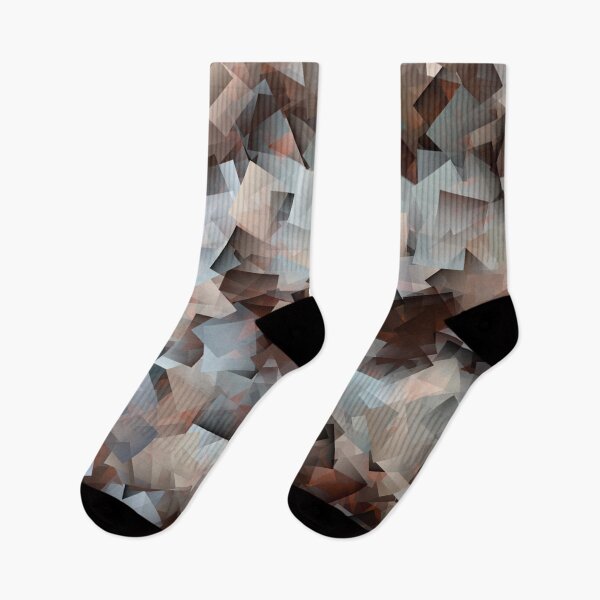 Item preview, Cubist Earth Tone Pattern designed and sold by Oak Mountain.