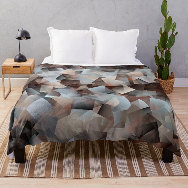 Item preview, Cubist Earth Tone Pattern designed and sold by Oak Mountain.