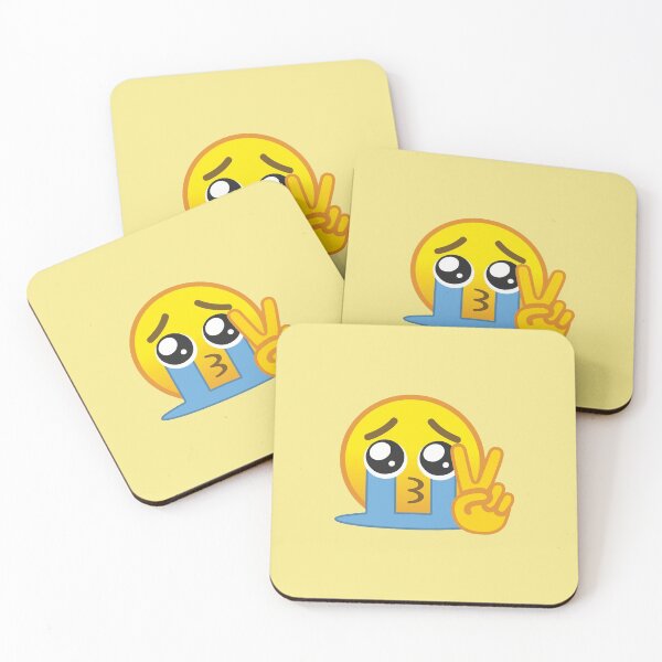 Item preview, Sad Kissy Peace Emoji designed and sold by LimeJorts.