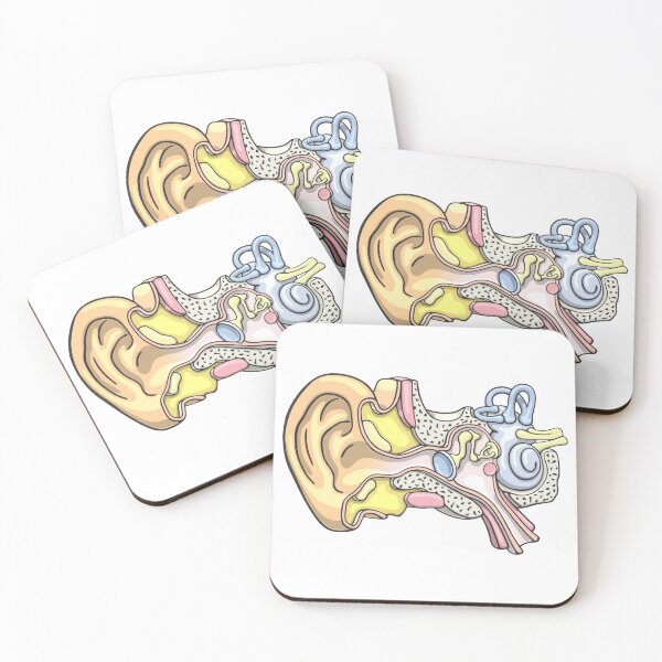 Item preview, Human Inner Ear Anatomy Illustration designed and sold by taylorcustom.