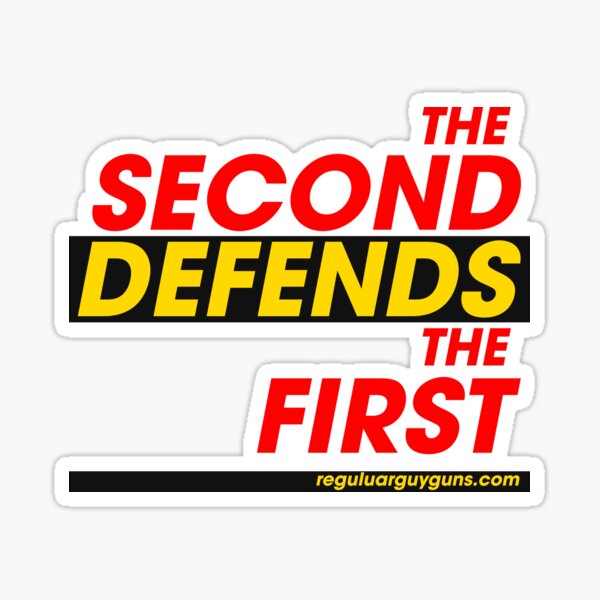 The Second Defends The First Sticker