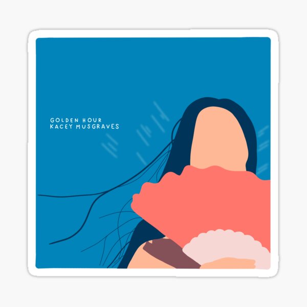 golden hour album cover Sticker