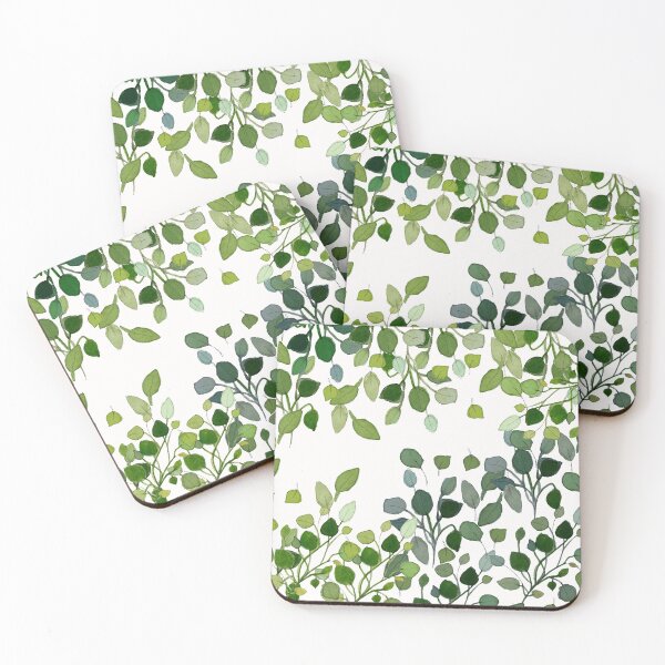 Item preview, Greenery watercolor pattern  designed and sold by Sue Zipkin.