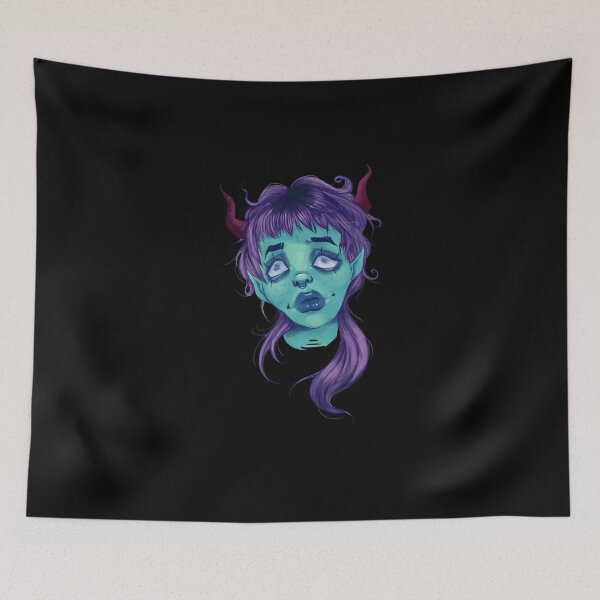 Item preview, Blue Demon Girl designed and sold by dandydemon.