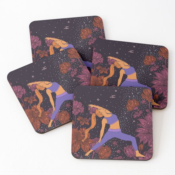 Item preview, Starry night Yoga Warrior designed and sold by sierratruong.