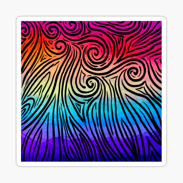 Abstract pattern Sticker