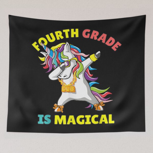 Item preview, 4th Grade Is Magical Tine Unicorn Dad Dabbing designed and sold by tichtodhe.