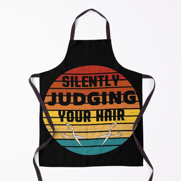 Item preview, Silently Judging Your Hair Funny Salon Barber Hairdresser designed and sold by Zeelicious Designs.