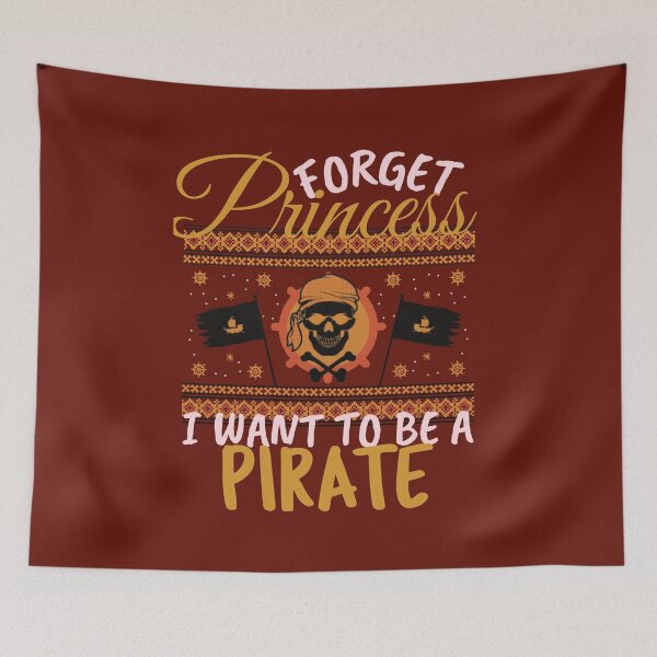 Item preview, Forget princess want to be pirate Halloween costume designed and sold by GoodyLeo.