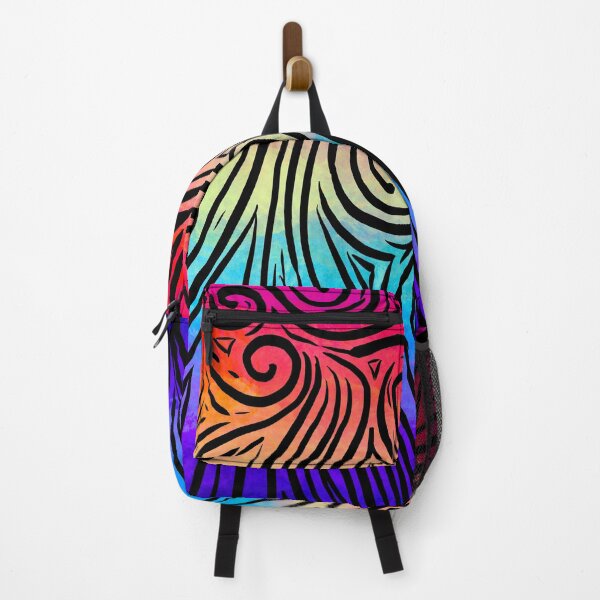 Item preview, Flowing Harmony: Bold Black Lines on a Rainbow Canvas designed and sold by Lubellebubble20.