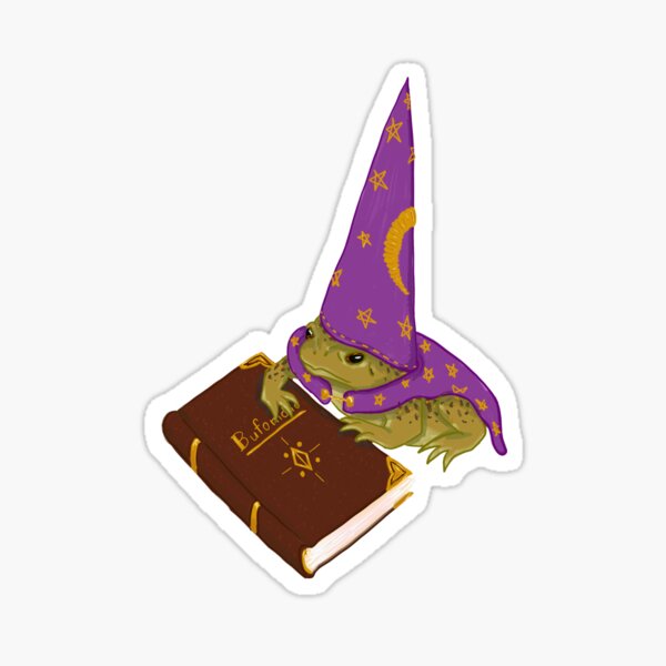 The great and magnificent toad! Sticker