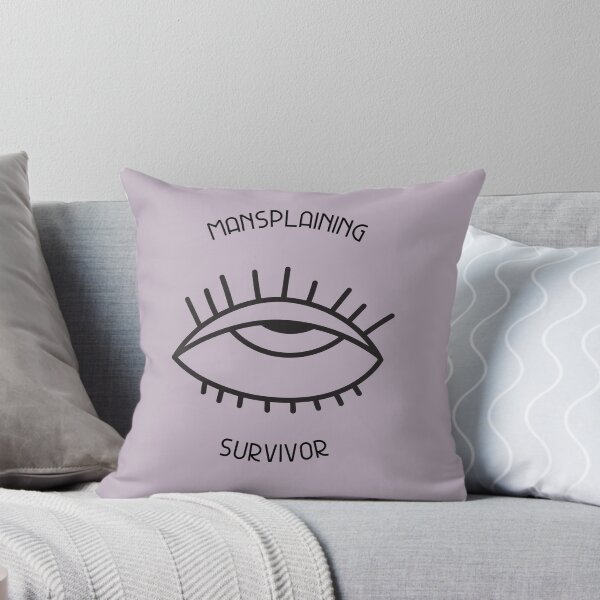 Item preview, Mansplaining Survivor - Feminism designed and sold by NoBra-Store.