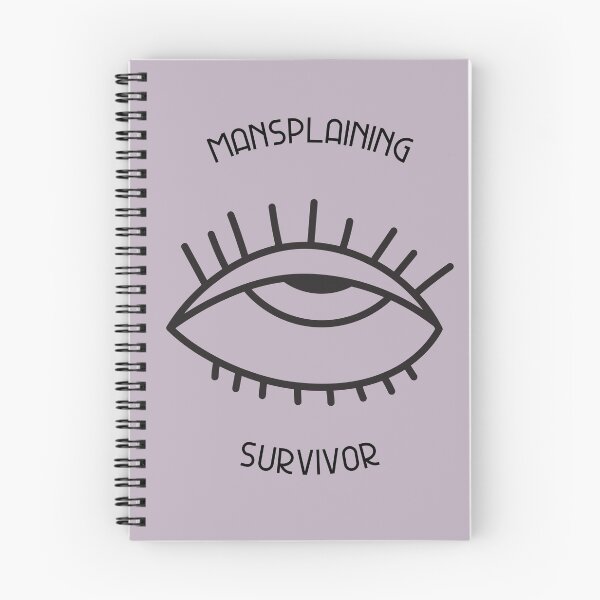Item preview, Mansplaining Survivor - Feminism designed and sold by NoBra-Store.