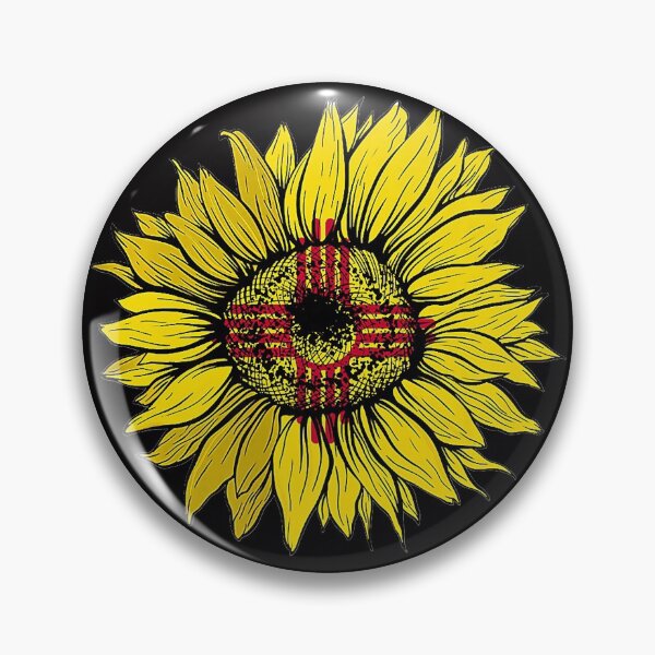 Artikelvorschau, Sonnenblume New Mexico Flagge entworfen und verkauft von ClarkeLilly.