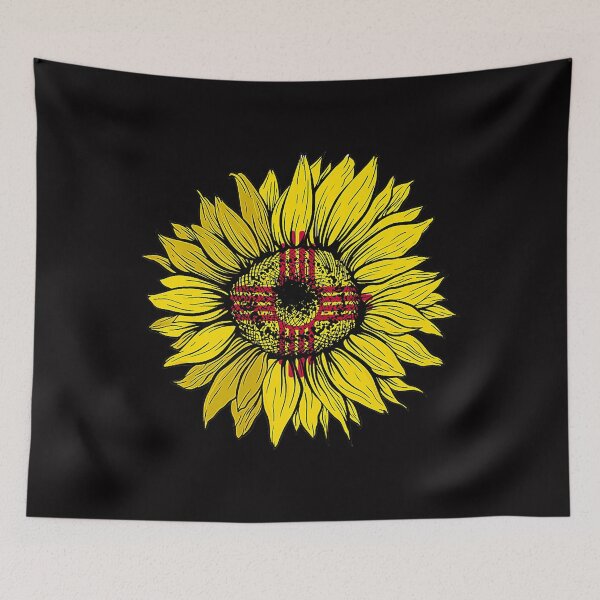 Item preview, Sunflower New Mexico flag designed and sold by ClarkeLilly.