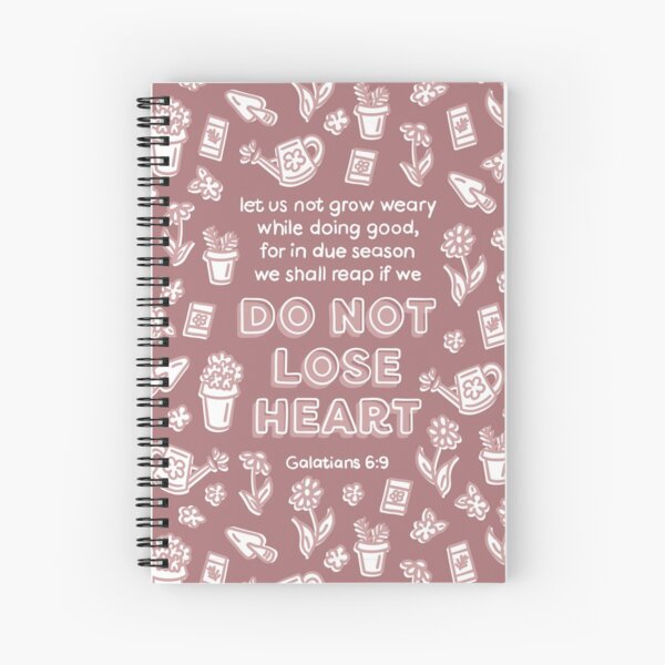 Item preview, Do Not Lose Heart Bible Verse Encouragement designed and sold by CreativelyAmy.