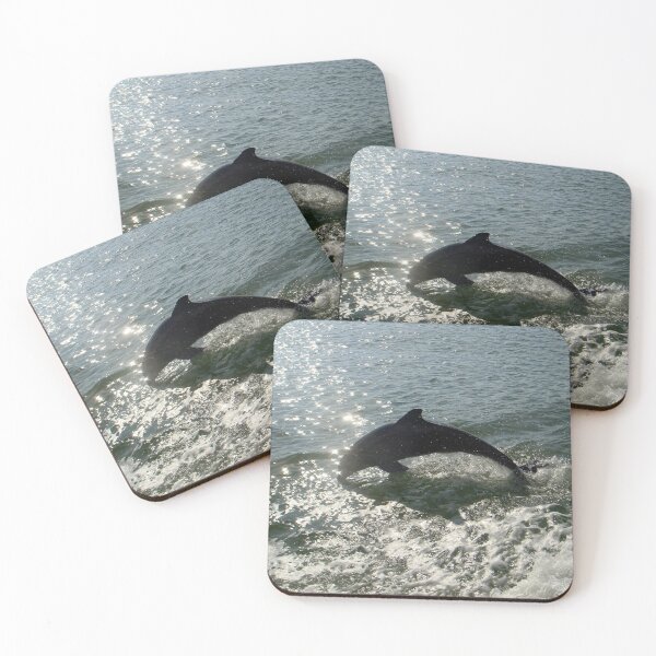 Item preview, Dolphin Leaping Out of the Water with Sparkling Reflections of the Sun designed and sold by KarenZuk.