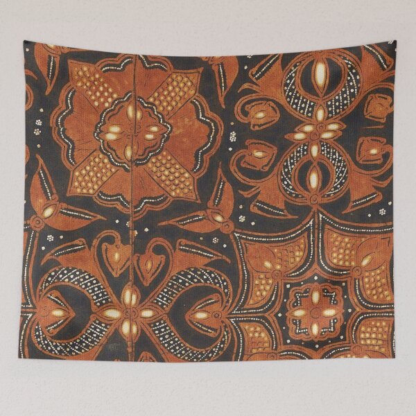 Aperçu de l'œuvre Conception de modèle textile ethnique batik indonésien traditionnel créée et vendue par baligaia.
