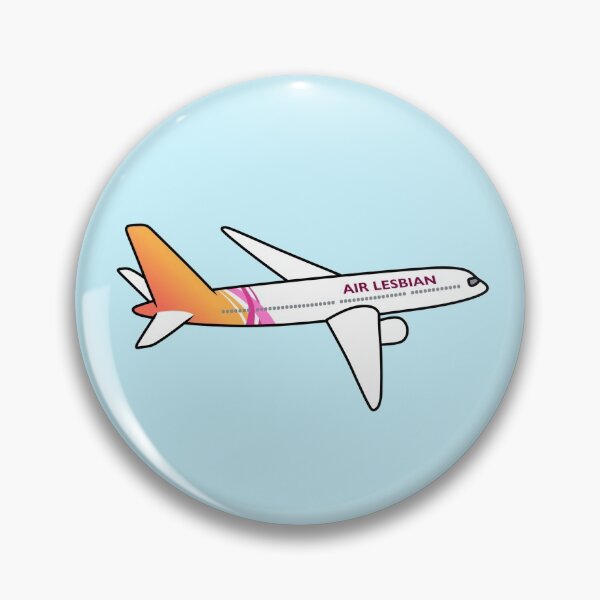 Item preview, Air Lesbian - plane designed and sold by Pugishka.