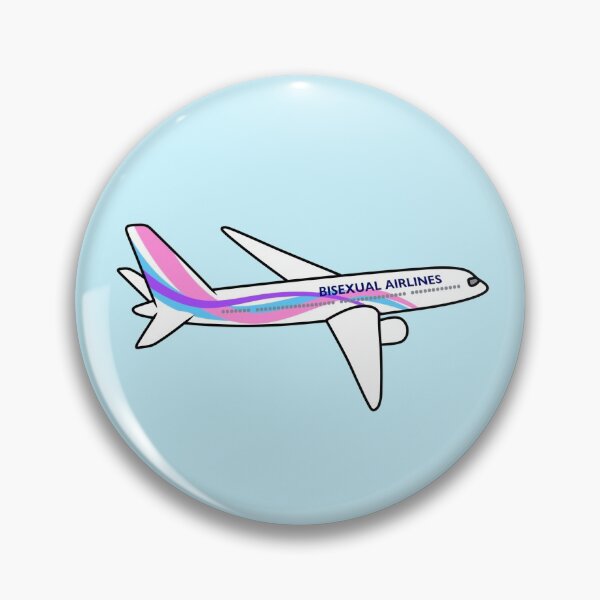 Item preview, Bisexual Airlines - plane designed and sold by Pugishka.