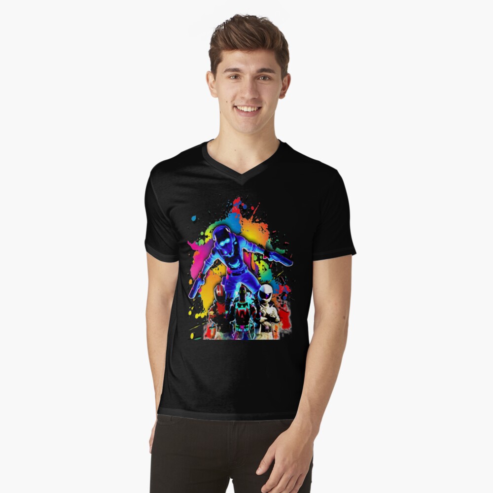 Item preview, V-Neck T-Shirt designed and sold by PiXEL-GLOSS.