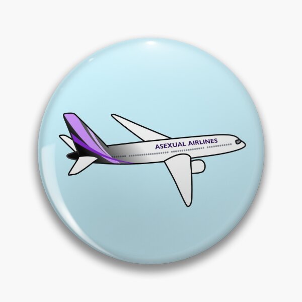 Item preview, Asexual Airlines - plane designed and sold by Pugishka.