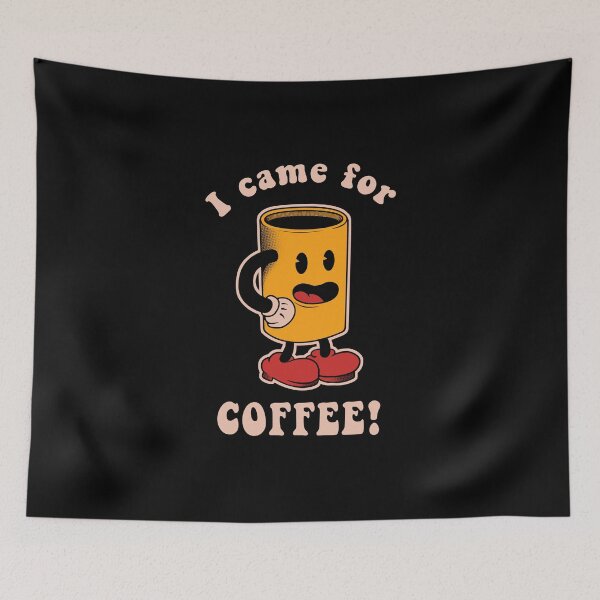 Item preview, I came for coffee  // Retro Vintage Coffee Lover designed and sold by leepianti.