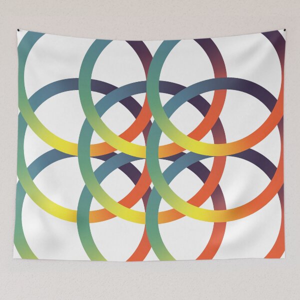 Item preview, CIRCLE GEOMETRIC PRIDE PATTERN LGBT designed and sold by revolutionlove.