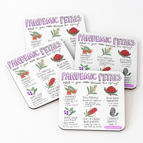 Item preview, Pandemic Petals designed and sold by JessHarwoodArt.