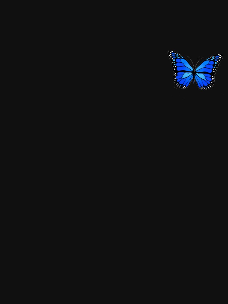 "Blue Butterfly emoji ?" Tshirt for Sale by misocafe Redbubble