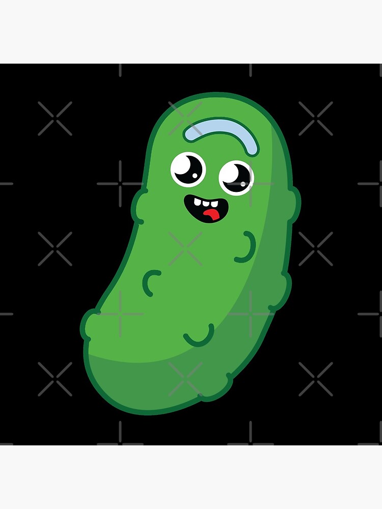 Kawaii Pickle Rick by stuffbyjlim