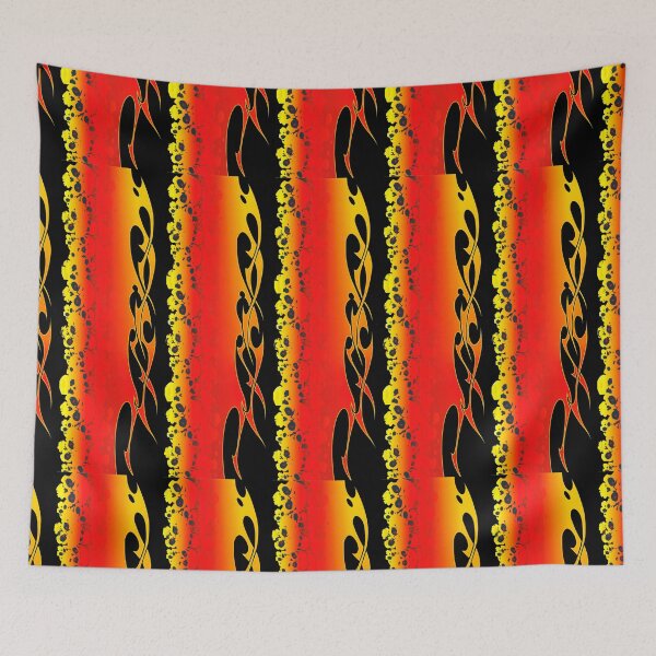 Item preview, Classic Flames & Pile Of Skulls designed and sold by rikkirocx.