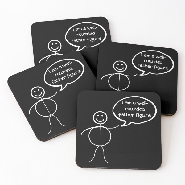 Item preview, Well Rounded Father Figure - Stick Figure Humour designed and sold by CheckOutOz.