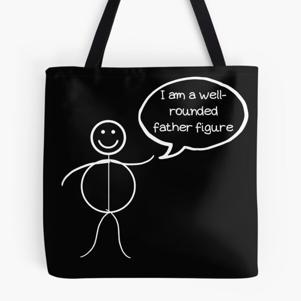 Item preview, Well Rounded Father Figure - Stick Figure Humour designed and sold by CheckOutOz.