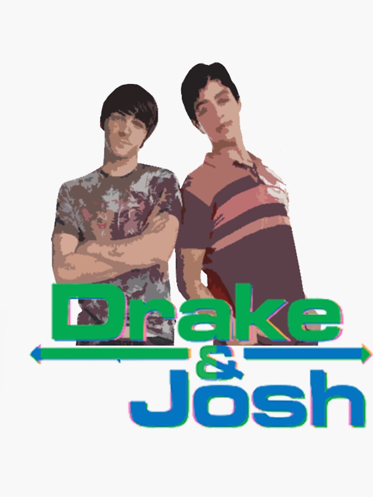"Drake and josh" Sticker for Sale by Penacoklat Redbubble