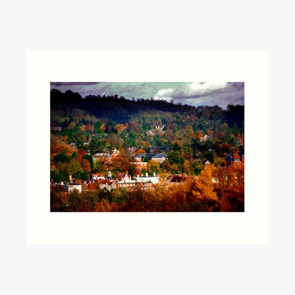 Colourful Reigate Art Print