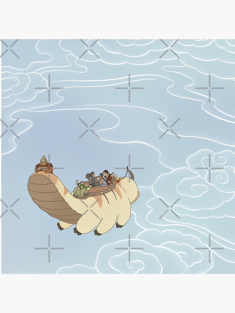 Team Avatar Flying in the Sky by iypuff123