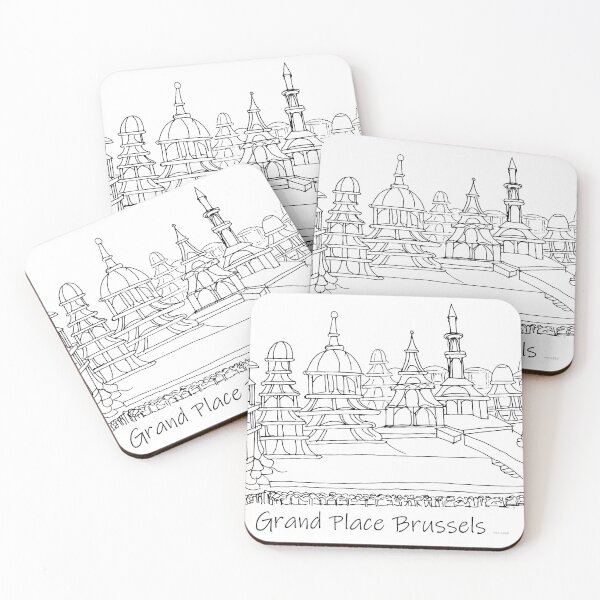 Item preview, Grand Place Brussels Belgium  ---  TeresaTown at Redbubble 2020 designed and sold by Mark Stansberry.